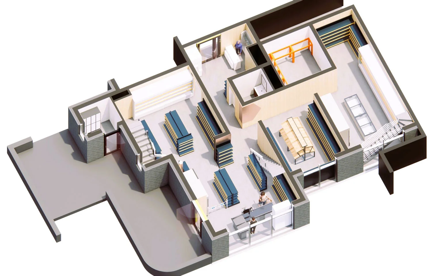 You & Me market интерьер